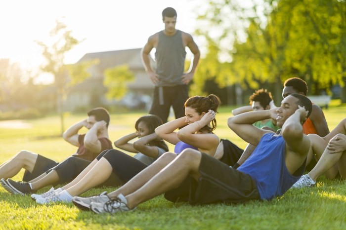 Exercise fitness outdoor training classes boot fads active door istock work actually health these canberra camp healthy style camps